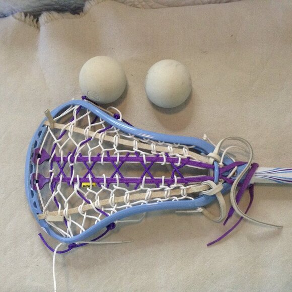 Brine Women's La Crosse Kit, Allure, 42" Stick, Bag, Balls, Vantage II Googles - Picture 6 of 7